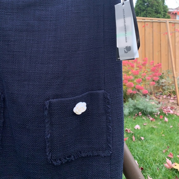 Tweed navy dress - Picture 4 of 8